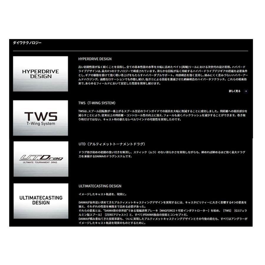 DAIWA（ダイワ） '24 STEEZ SV TW(スティーズ SV TW) 100HX (右巻き