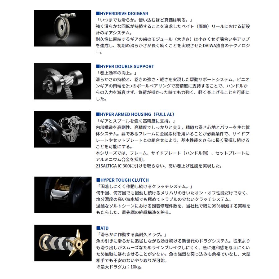 DAIWA(釣り) ダイワ '23 TIERRA LJ IC(ティエラ IC) 300HL DAIWA(釣り) ダイワ '23 TIERRA LJ IC(ティエラ IC) 300HL