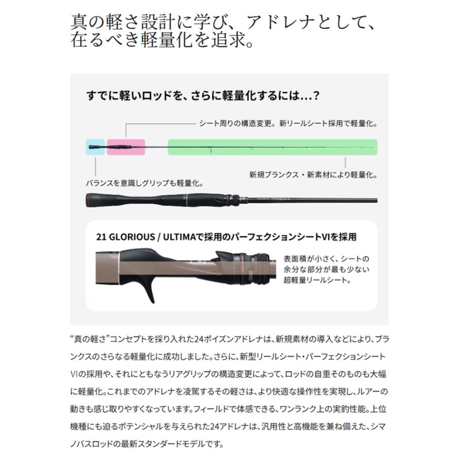 シマノ ジャッカル×シマノ '24 POISON ADRENA(ポイズン アドレナ シマノ ジャッカル×シマノ '24 POISON ADRENA(ポイズン アドレナ