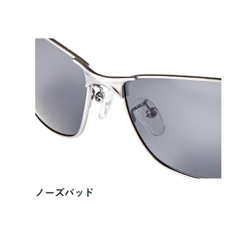 gamakatu(がまかつ) 偏光サングラス (レンズカラー：ブラック/スモーク) (釣り用品・アウトドア・紫外線カット・ポーチ付き) (GM-1788)-の画像