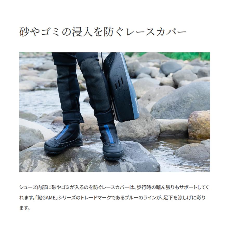 シマノ（SHIMANO） '24 鮎GAME ウェットシューズ カットピンフェルト