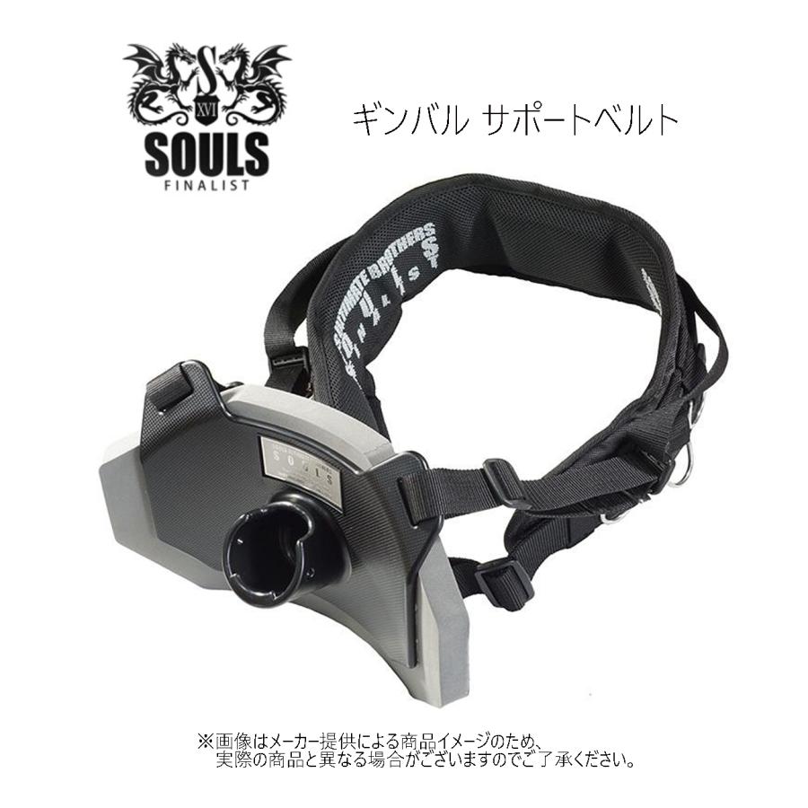SOULS ソウルズ ギンバル サポートベルト付【実戦仕様・補修ベース】 SOULS(ソウルズ) GIMBAL SUPPORT BELT(ギンバルサポートベルト) (釣り