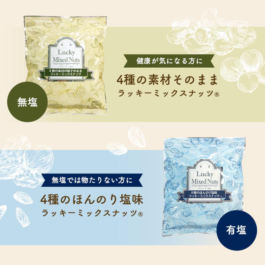 お試し 訳あり ポイント消化 おつまみ ラッキー ミックスナッツ 4種入り 700g 送料無料 新生活 プチプラ｜shizennoyakata｜05