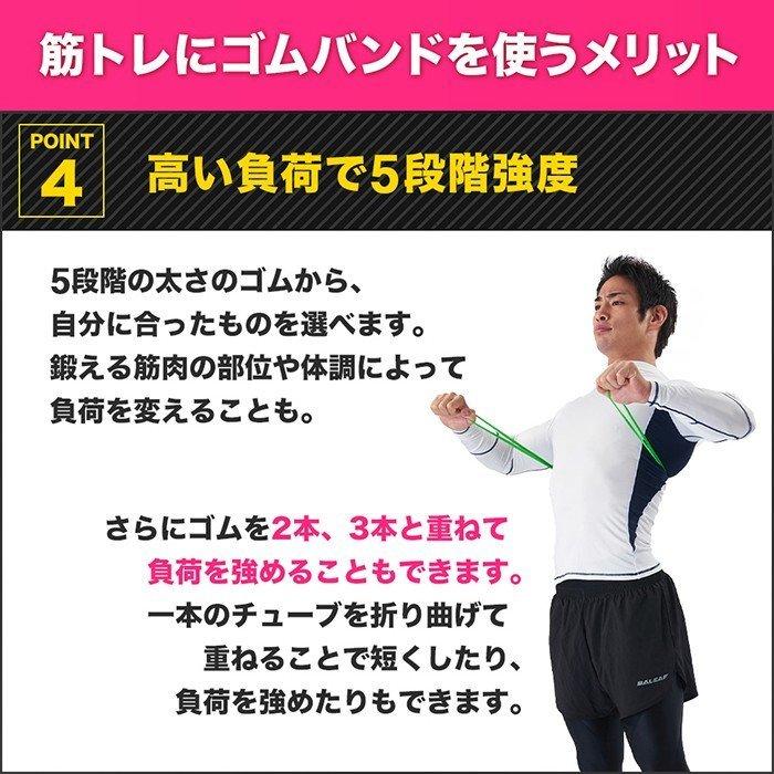 トレーニングチューブ 筋トレ 5本セット エクササイズバンド エクササイズ エクササイズ エクササイズバンド トレーニングチューブ 5本セット