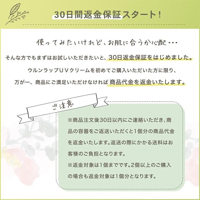 日焼け止めクリーム 日焼け止め 下地 メイク化粧下地 ウルンラップ 25g ノンケミカル こども用 UVクリーム 紫外線 スキンケア 顔 メイク下地 化粧下地 spf28｜shizenshop｜16