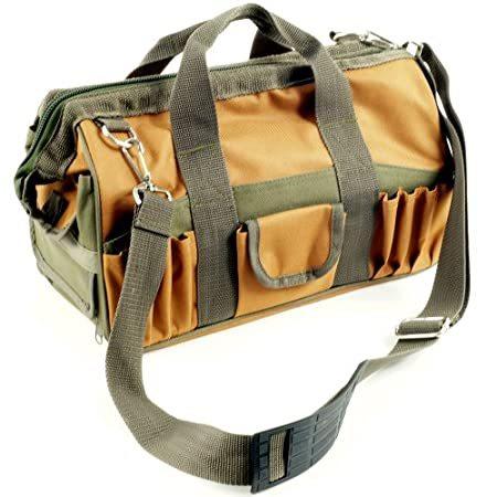 好評販売中Stalwart 75-AB76 Hawk Rugged Nylon Multi Pocket Tool Bag with Shoulder Stra