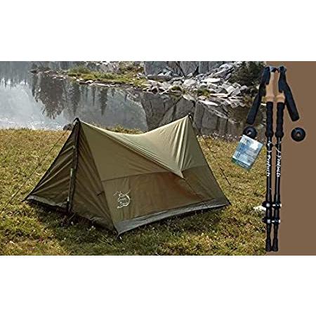 好評販売中Trekking Pole Backpacking Tent Combo Pack' Includes Aluminum Trekking Poles 着替え用テント