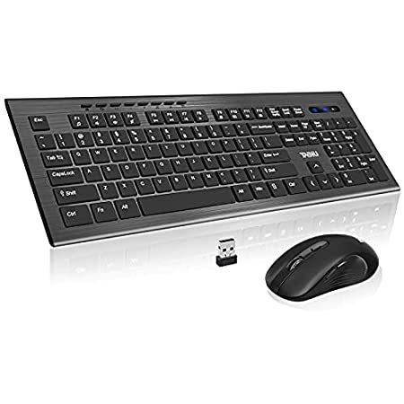新しい到着 Level 5 Combo, Mouse and Keyboard Wireless TNBIU DPI Mo　並行輸入品 Wireless Adjustable キーボード