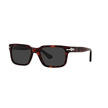 最新作 Polarized PO3272S Persol Rectangular 53mm_並行輸入品 Havana, Sunglasses, サングラス