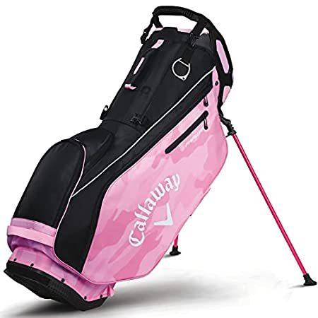 注目ショップ・ブランドのギフト Callaway Golf 2022 Fairway 14 Stand Bag, Black/Pink Camo Color　並行輸入品 クーラーバッグ、保冷バッグ