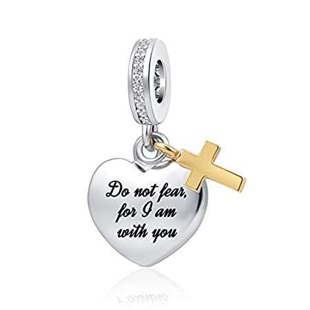 特価ブランド Engraved Bracelets Pandora for Charm Cross Religious GMXLin Do fear,for_並行輸入品 not ブレスレット