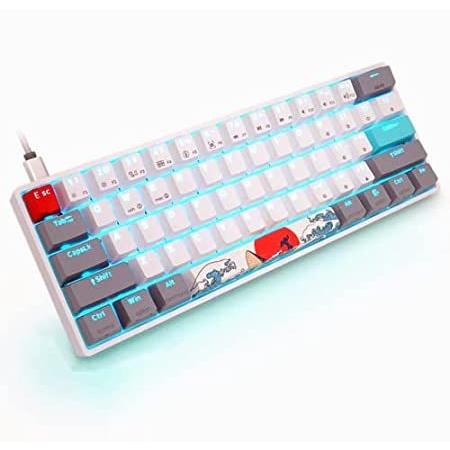 即日発送 Hot 61 Skyloong BOYI Swappable Sun　並行輸入品 Keyboard,Red Mechanical RGB Wired Tyce-C キーボード