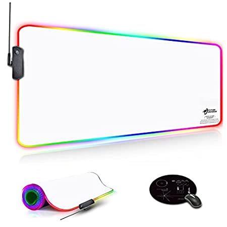 Future Universe ボーンホワイトゲームマウスパッド Universe Rgb 夢のセットアップを創造します 周辺機器 夢のセットアップを創造します 14ラ Shizu店 明るいledマウスパッドxxl 並行輸入品 B09vtj73pv 安いクリアランスの