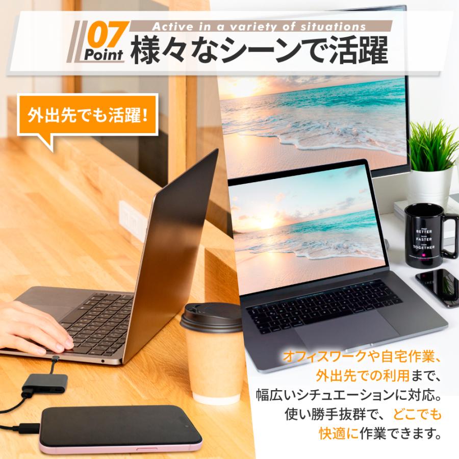 シズカウィル（shizukawill） HDMI 変換アダプタ アダプター ハブ Type