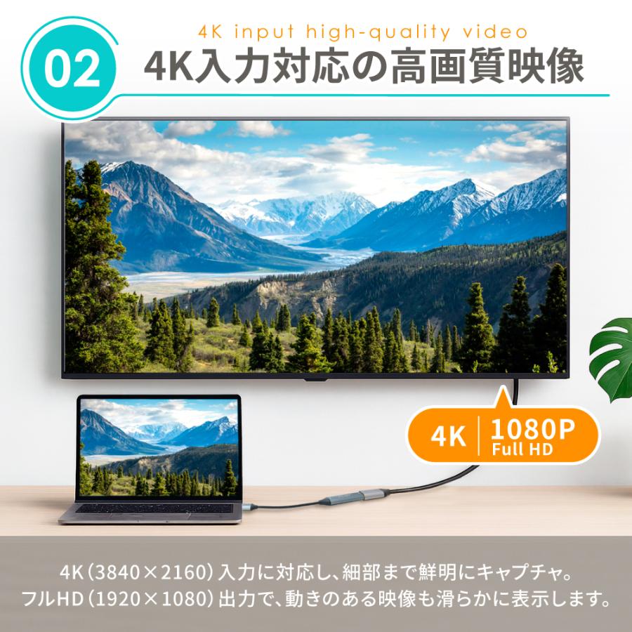 シズカウィル（shizukawill） HDMI キャプチャーボード USB3.0 Type-C
