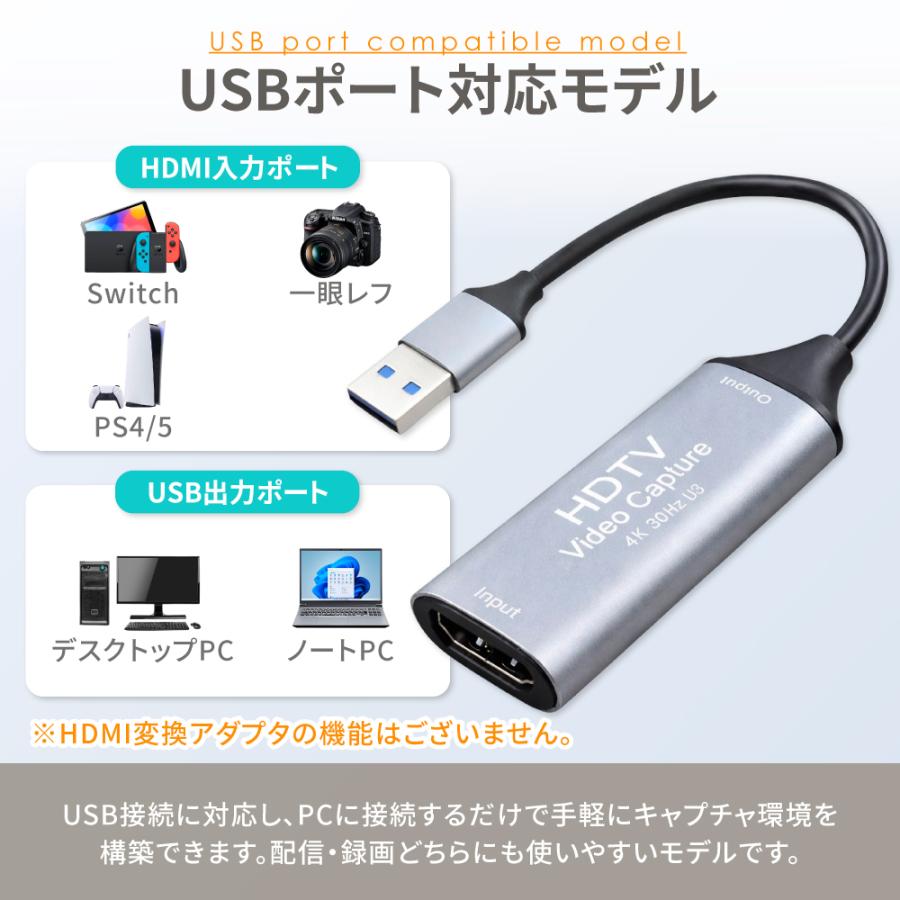 シズカウィル（shizukawill） HDMI キャプチャーボード USB3.0 Type-C