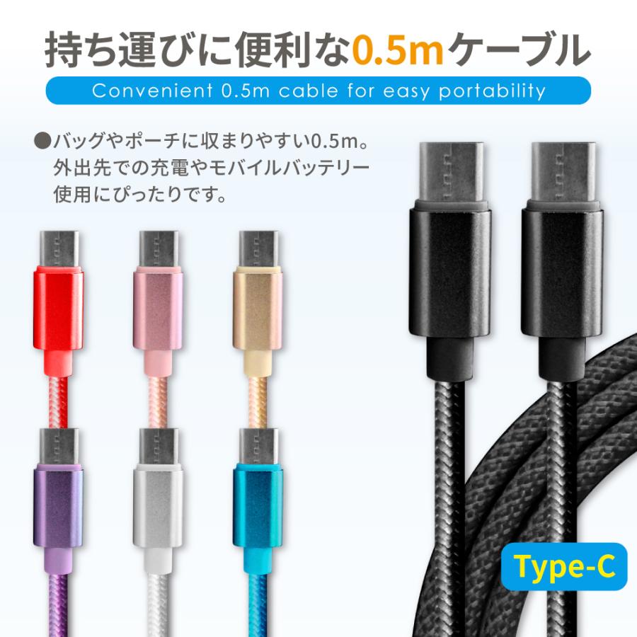 シズカウィル（shizukawill） Type-C ケーブル タイプc 充電ケーブル