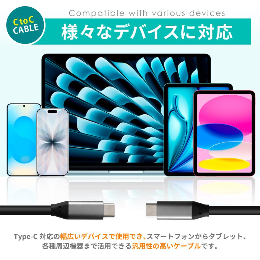 シズカウィル（shizukawill） Type-C ケーブル タイプc 充電ケーブル