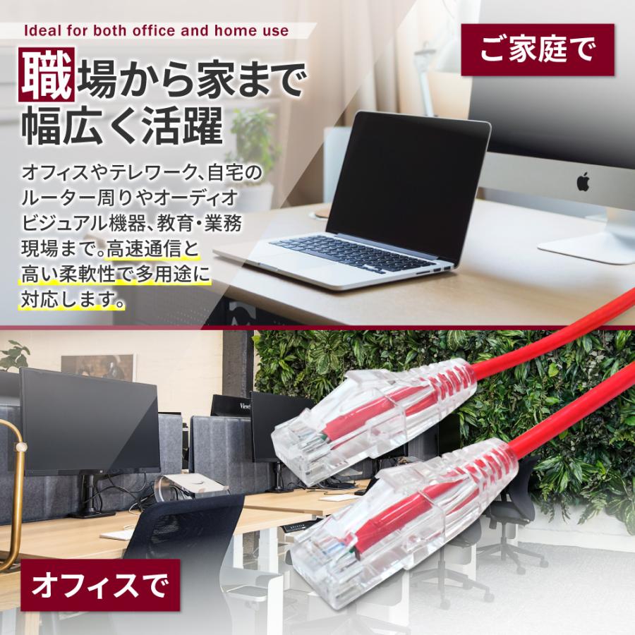 シズカウィル（shizukawill） LANケーブル Cat6A 10Gbps 5m 高速