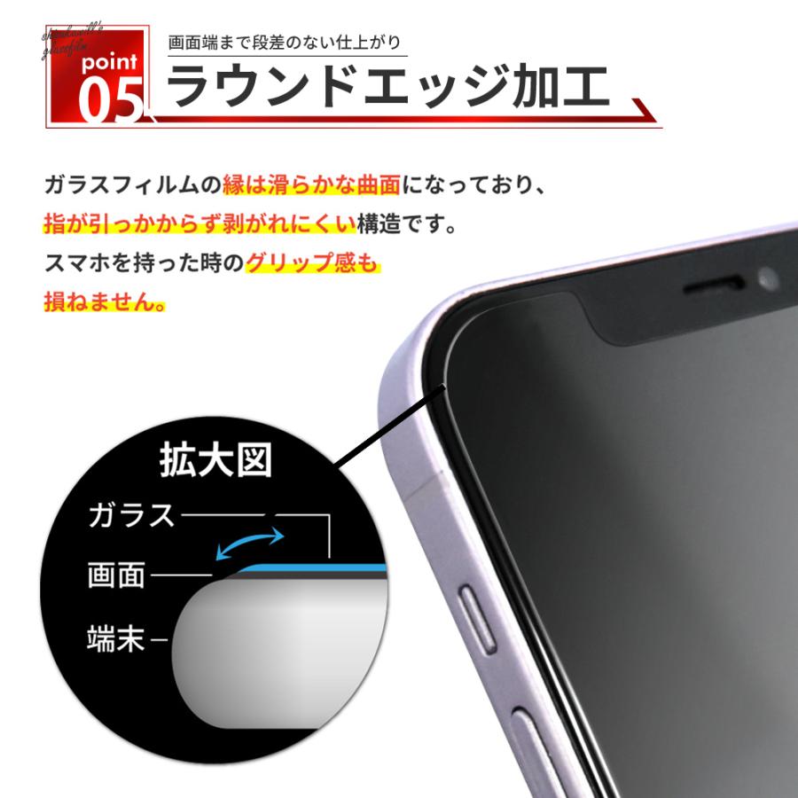 シズカウィル iPhone12 mini ガラスフィルム 保護フィルム