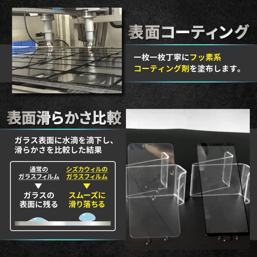 シズカウィル iPhone 12 mini ガラスフィルム 保護フィルム 全面 シズカウィル iPhone 12 mini ガラスフィルム 保護フィルム 全面