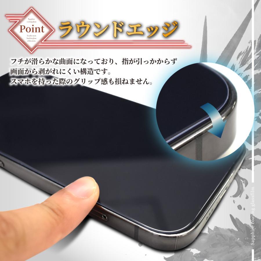 iPhone 15 Pro Max ガラスフィルム 保護フィルム モース硬度7 サファイアトレイル iphone15promax 液晶保護フィルム フィルム shizukawill シズカウィル｜shizukawill｜11