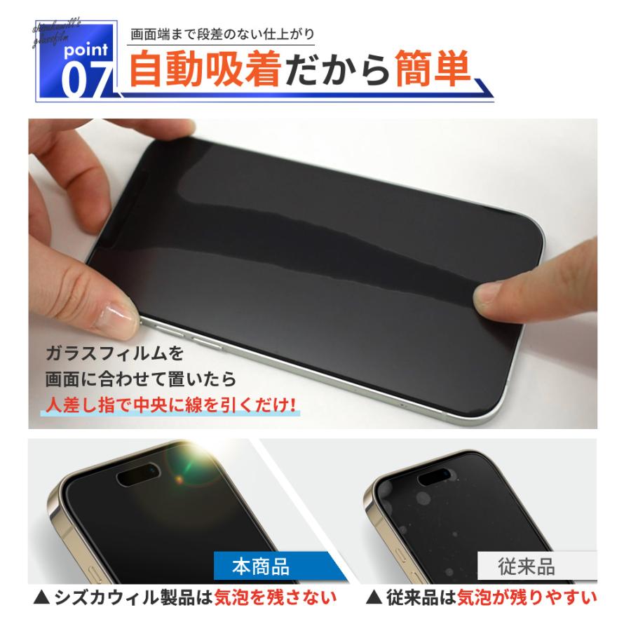 iPhone 6 iPhone6s ガラスフィルム 保護フィルム ブルーライトカット アイフォン 6 / 6s 液晶保護フィルム フィルム shizukawill シズカウィル｜shizukawill｜15