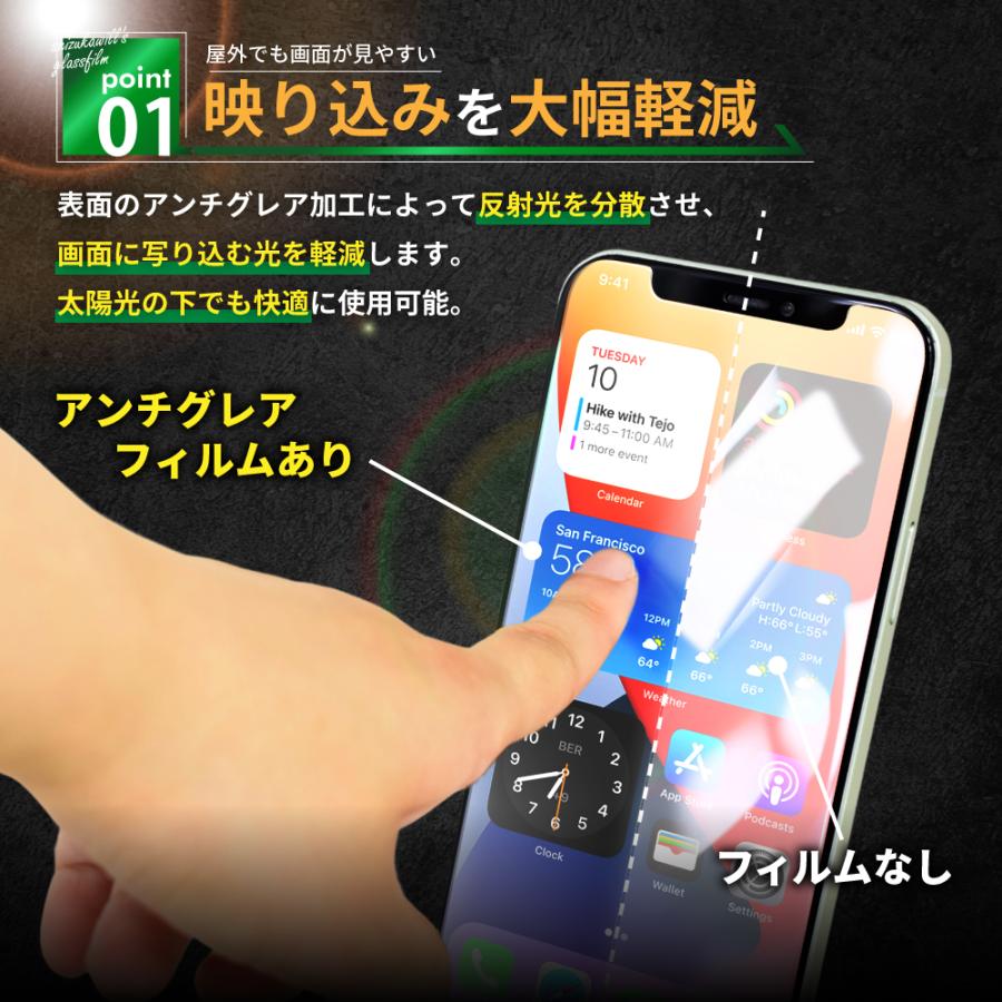 シズカウィル iphone 8 7 6s 6 ガラスフィルム 保護フィルム