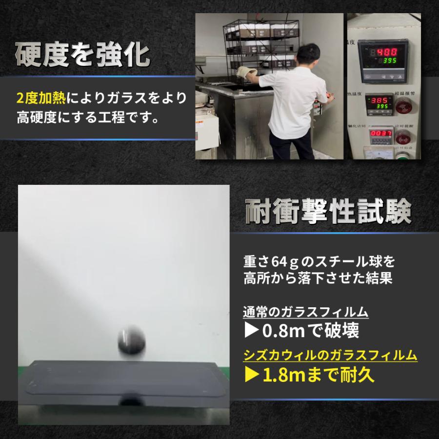 シズカウィル iPhone 保護フィルム iPhone17 ガラスフィルム iPhone17e iPhone16 16e iPhone15 14 SE 13 mini 12 11 pro Max XR XS SE3 Air ブルーライトカット | シズカウィル | 40