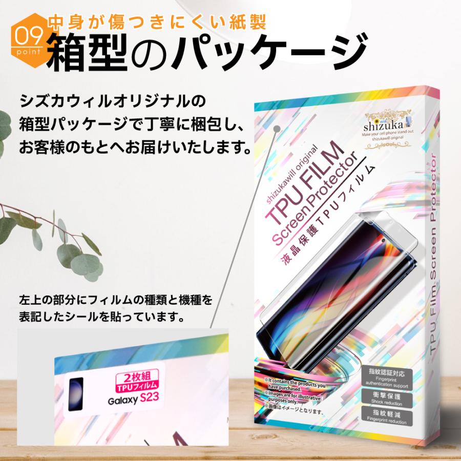 AQUOS R8 Pro フィルム AQUOS R7 R6 LEITZ PHONE 3 保護フィルム TPUフィルム アクオス r8 r7 液晶保護フィルム 2枚セット シズカウィル｜shizukawill｜16