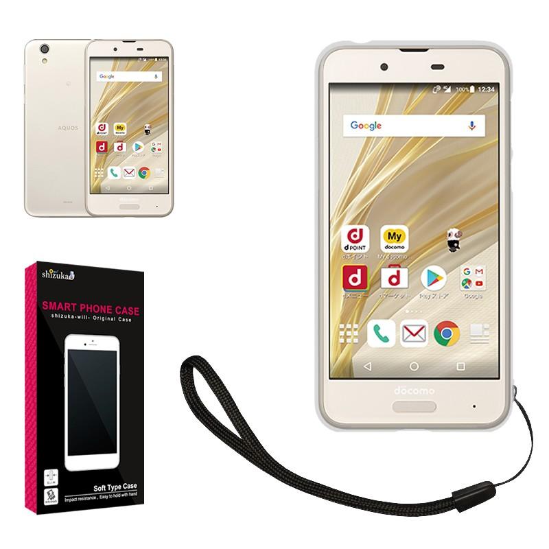 シズカウィル（shizukawill） AQUOS sense SH-01K SHV40 ケース クリア