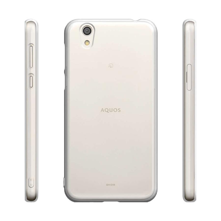 シズカウィル（shizukawill） AQUOS sense SH-01K SHV40 ケース クリア