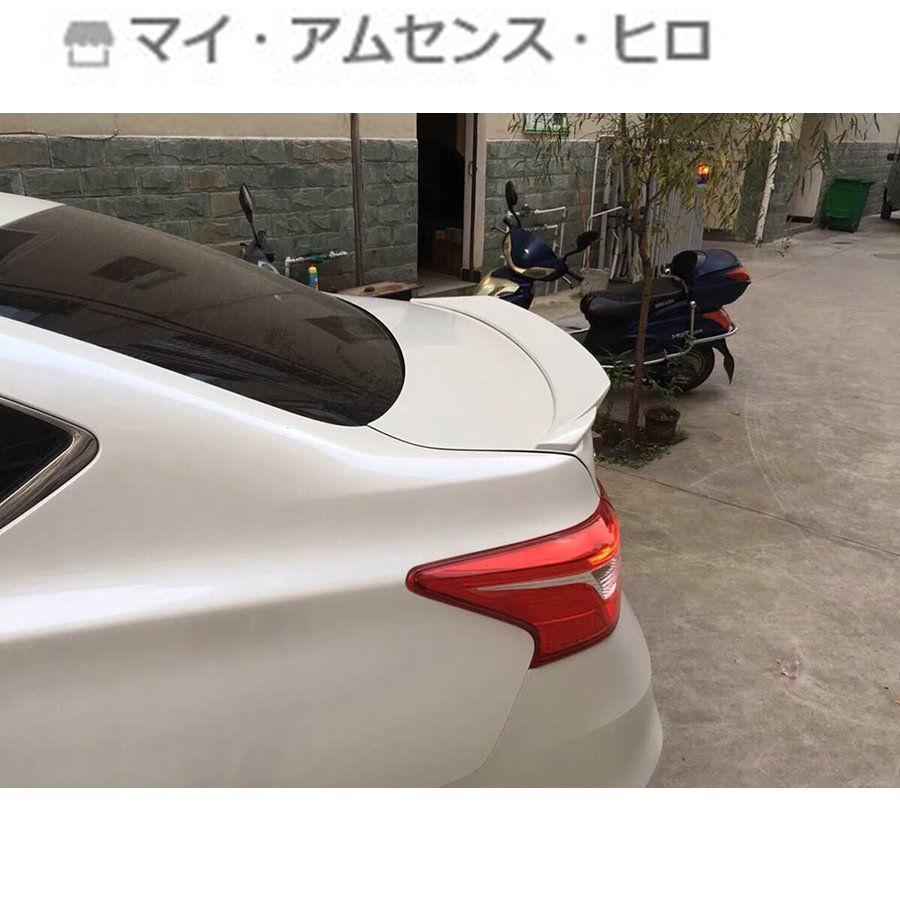 高品質 日産 シルフィ B17 リア トランクスポイラー塗装 2013-2018｜shizukustore｜04