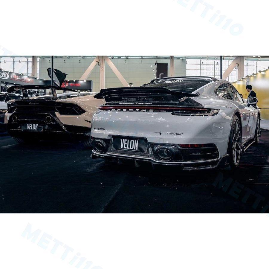 PORSCHE ポルシェ 992 カレラ用 LISZTシリーズ カーボン リアウイング リアスポイラー トランクスポイラー チンスポイラー タイプII CHOPIN Porsche 911｜shizukustore｜08