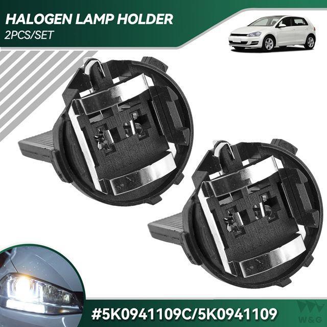 5K0941109 5K0941109C ヘッドライト バルブ アダプター ホルダー ランプ マウント リング ソケット VW ゴルフ MK6 ...