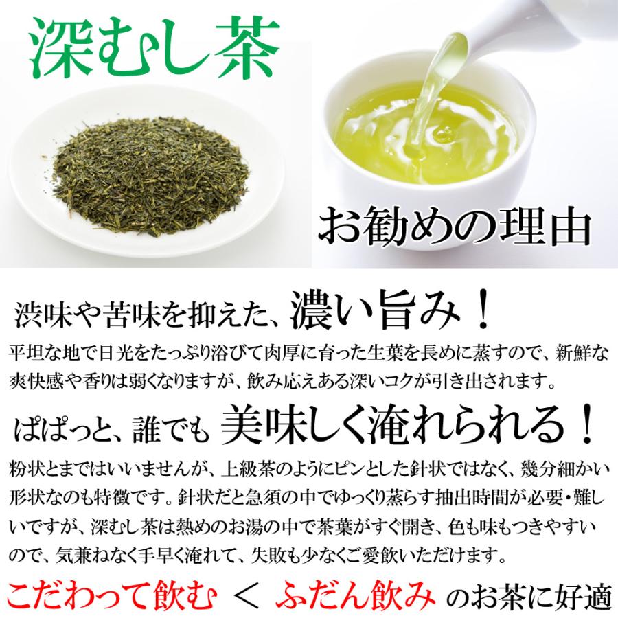 静岡茶 おいしい 通販 お茶 おすすめ 日本茶 深蒸し茶 かのう茶店 深むし茶100ｇ×12袋 送料無料｜shizuoka-cha｜14