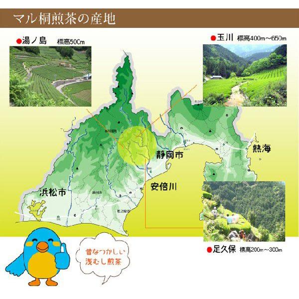 お茶 マル桐煎茶 100g お茶の葉桐 静岡産伝統製法のお茶 緑茶 煎茶 日本茶 静岡茶 茶葉 お茶っ葉 おちゃっぱ | 葉桐 | 03