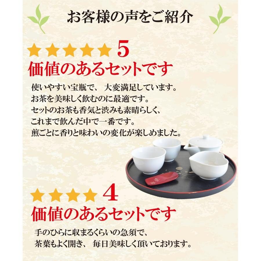急須 白磁製 宝瓶 ほうひんセット 急須茶器セット 160ml 煎茶 急須 白磁製 宝瓶 ほうひんセット 急須茶器セット 160ml 煎茶