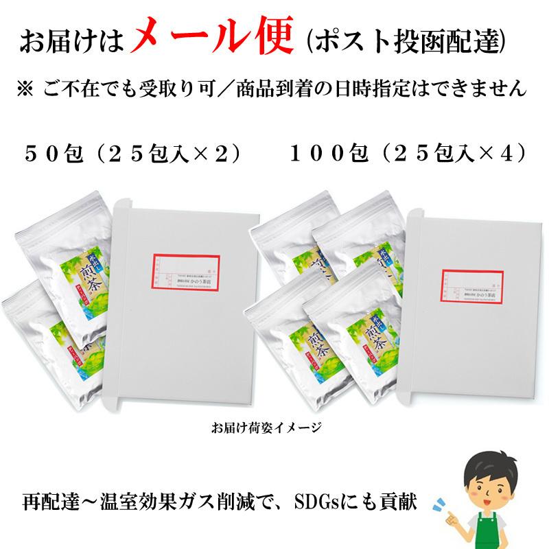 水出し茶ティーバッグ 100包（メール便送料込み） : 静岡お茶屋かのう