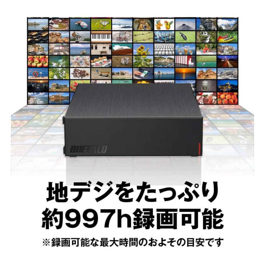 BUFFALO バッファロー 8TB 外付けHDD HD-LE8U3-BB ブラック