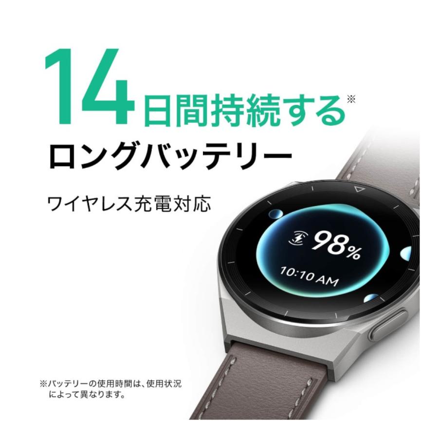 ファーウェイ GT 3 Pro 46mm HUAWEI WATCH 46mm ODN-B19-BK スマートウォッチ 正規品 サファイヤガラス アクティブモデル 55028476｜shkring1008｜04