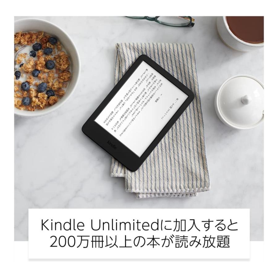 Kindle  第11世代 16GB ブラック Amazon アマゾン 6インチディスプレイ 電子書籍リーダー 広告あり 高解像度ディスプレイ｜shkring1008｜07