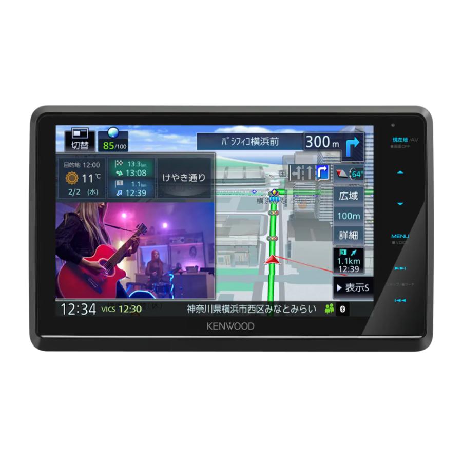彩速ナビ ケンウッド MDV-S809F 8V型 2022年モデル カーナビ 彩速ナビ ケンウッド MDV-S809F 8V型 2022年モデル カーナビ
