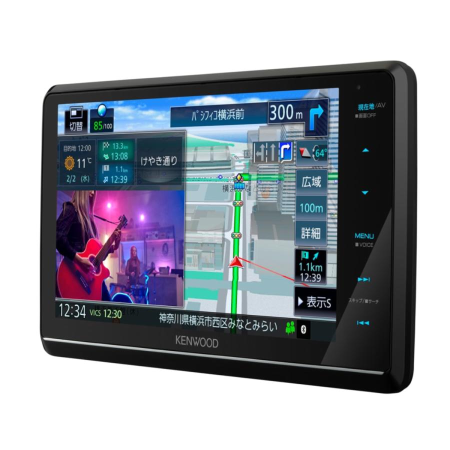 ケンウッド 彩速ナビ MDV-S809F 8V型 2022年モデル カーナビ KENWOOD 新品 地上デジタルTVチューナー Bluetooth内蔵 SD AVナビゲーション｜shkring1008｜02