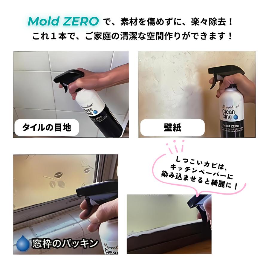 モールドゼロ 500ml カビ取り剤 Mold ZERO もーるどぜろ 3本 防カビ剤