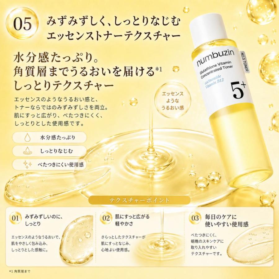numbuzin 【並行輸入品】 ナンバーズイン 5番 白玉 グルタチオンC