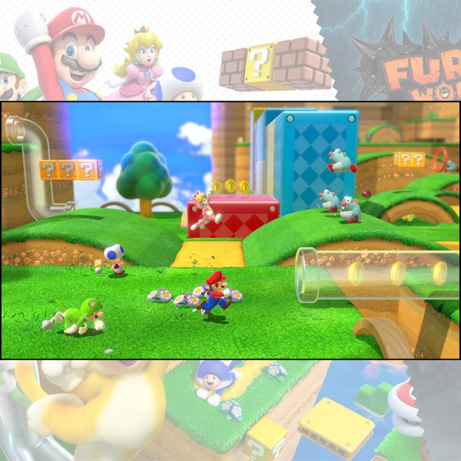 スーパーマリオU デラックス 3Dワールド Switchソフト 2本まとめ