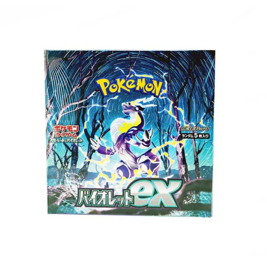 ポケモンカード バイオレットex BOX シュリンク付 未開封 新品 拡張パック スカーレット＆バイオレット ポケカ ボックス レビュー特典｜shkring1008｜02