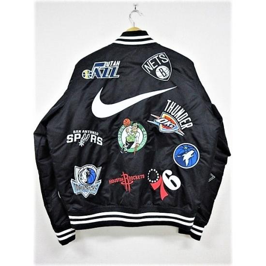 NBAチーム ウォーム ジャケット シュプリーム 18SS NBA Supreme NIKEの画像