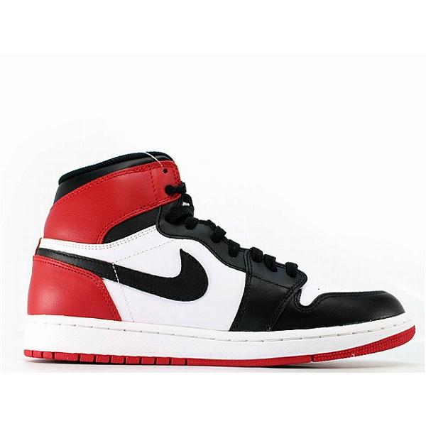 555088-184 ナイキ エアジョーダン1レトロ ハイ つま先 黒 つま黒 BLACK TOE NIKE 送料無料の画像